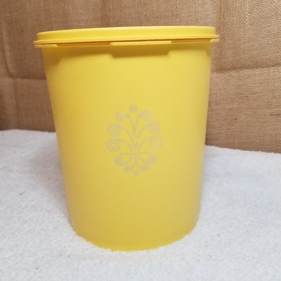 Tupperware Kitchen Tupperware Vintage Golden Harvest Canister